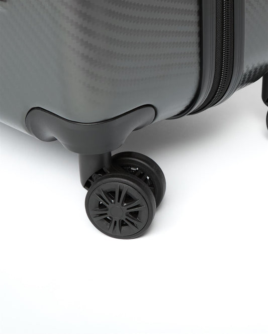 Escapade Embossed Suitcase 3pk Charcoal