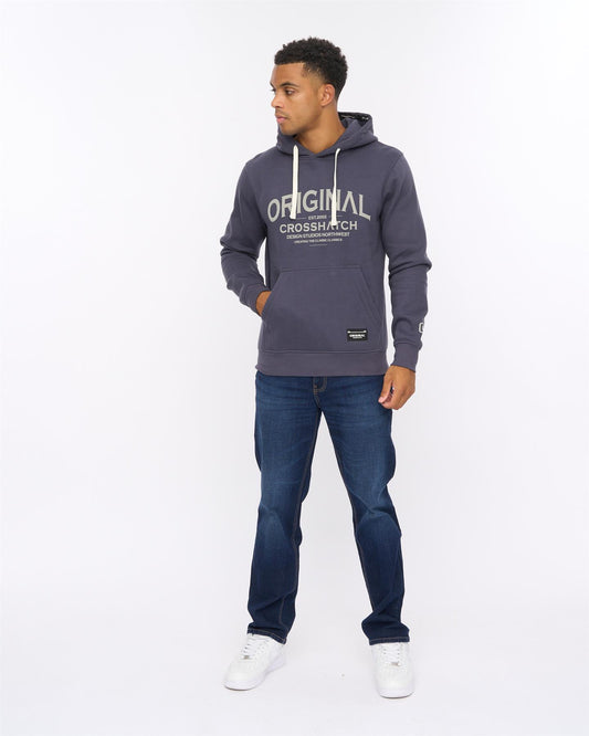 Vintarge Hoodie Navy