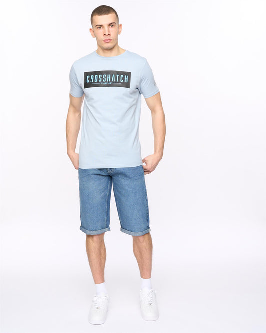 Tillforth Denim Shorts Stone Wash