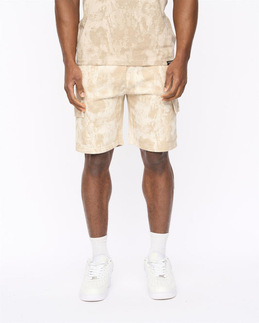 Bardon Camo Cargo Shorts Neutral