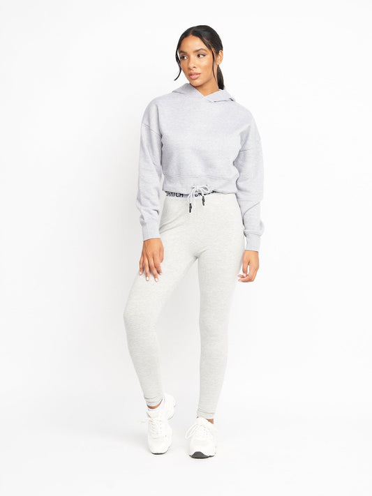 Ladies Jacklight Hoodie Light Grey Marl