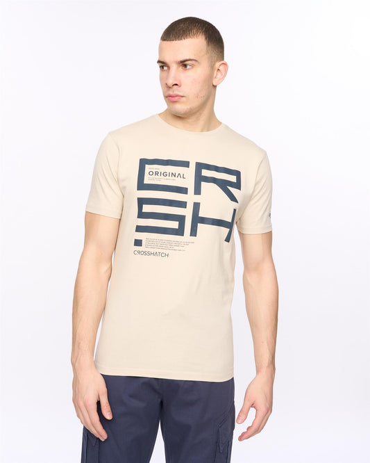 Squarebox T-Shirt Light Stone