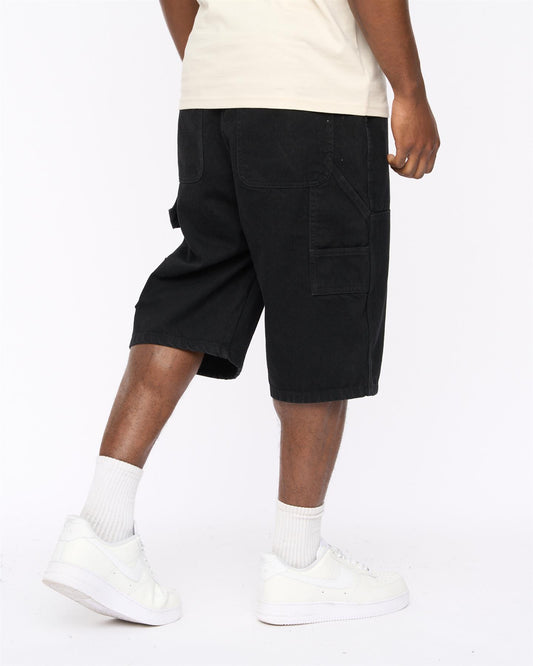 Teleman Denim Shorts Black