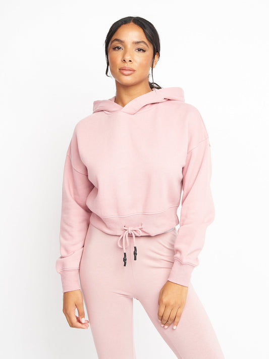 Ladies Jacklight Hoodie Dusty Pink
