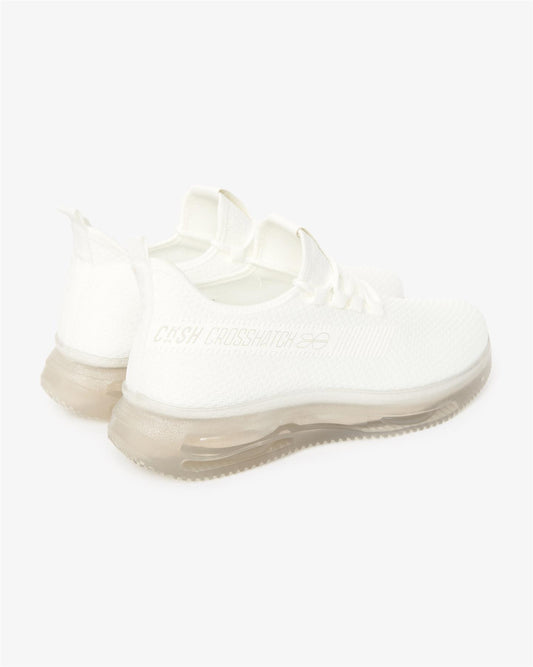 Matfen Flyknit Trainers White