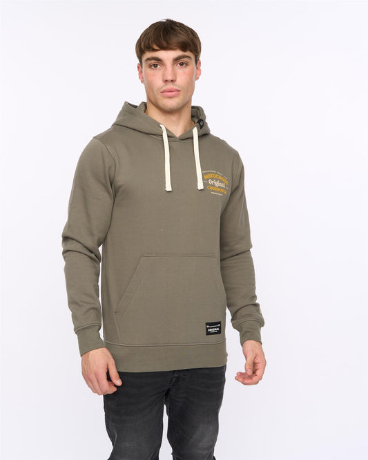 Motocross Hoodie Olive