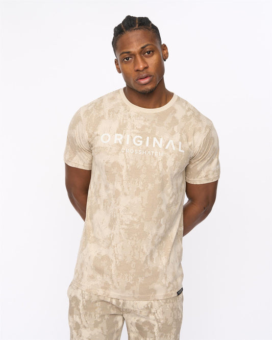 Bardon Camo T-Shirt Light Stone