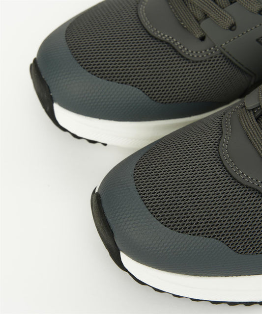 Holywell Knit Trainers Grey/White