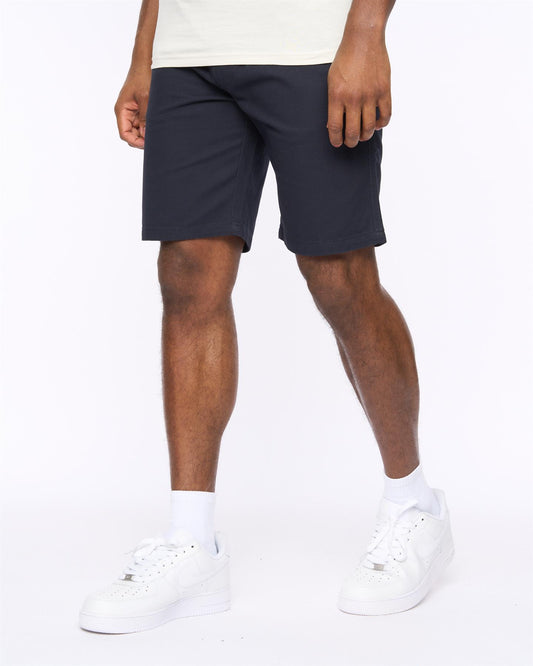Blansmoore Elastic Waist Shorts Navy