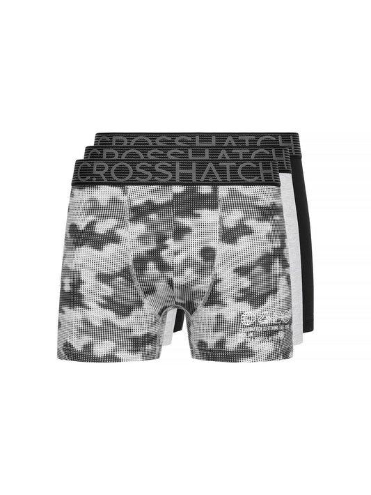Guillemot Boxers 3pk Grey Marl