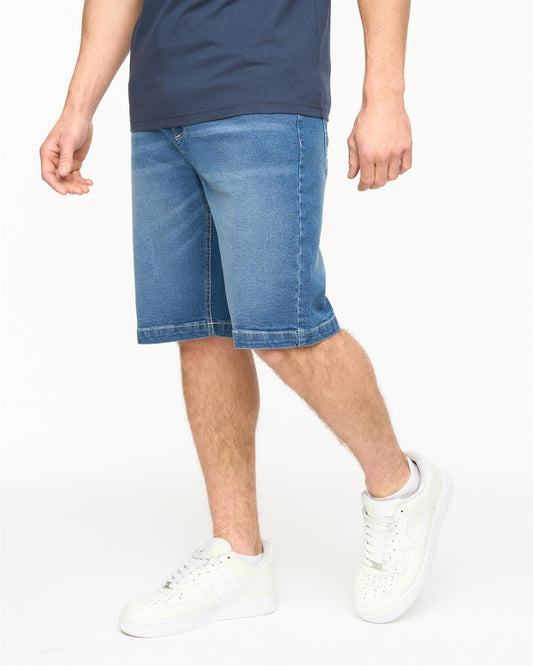 Kamaline Denim Shorts Mid Wash