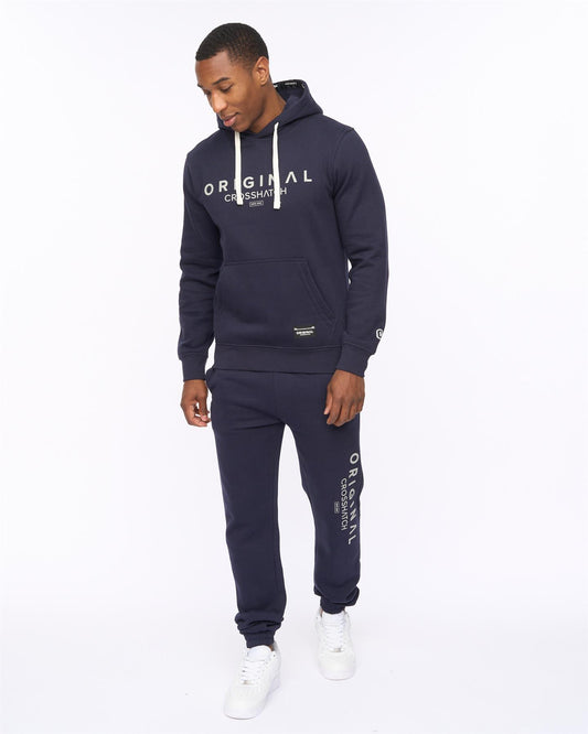 Jamals Hoodie & Joggers Set Navy