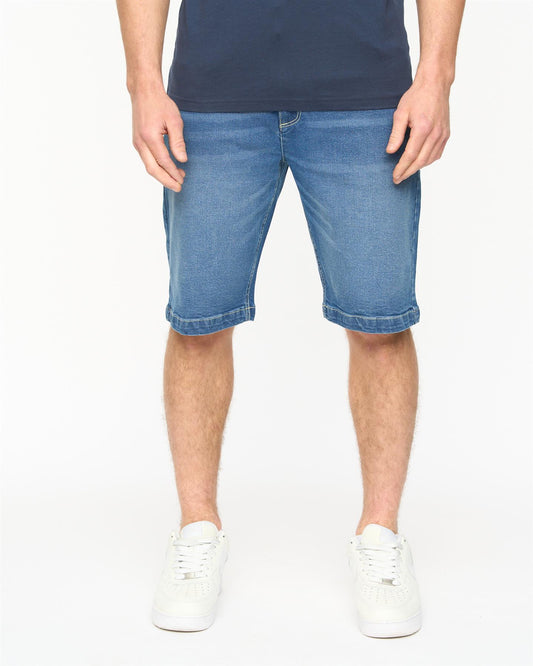 Kamaline Denim Shorts Mid Wash