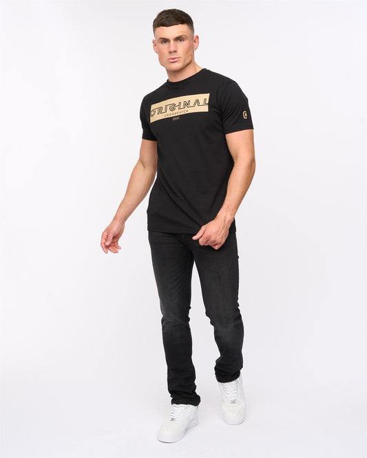 Malcolm Slim Fit Jeans Black Wash