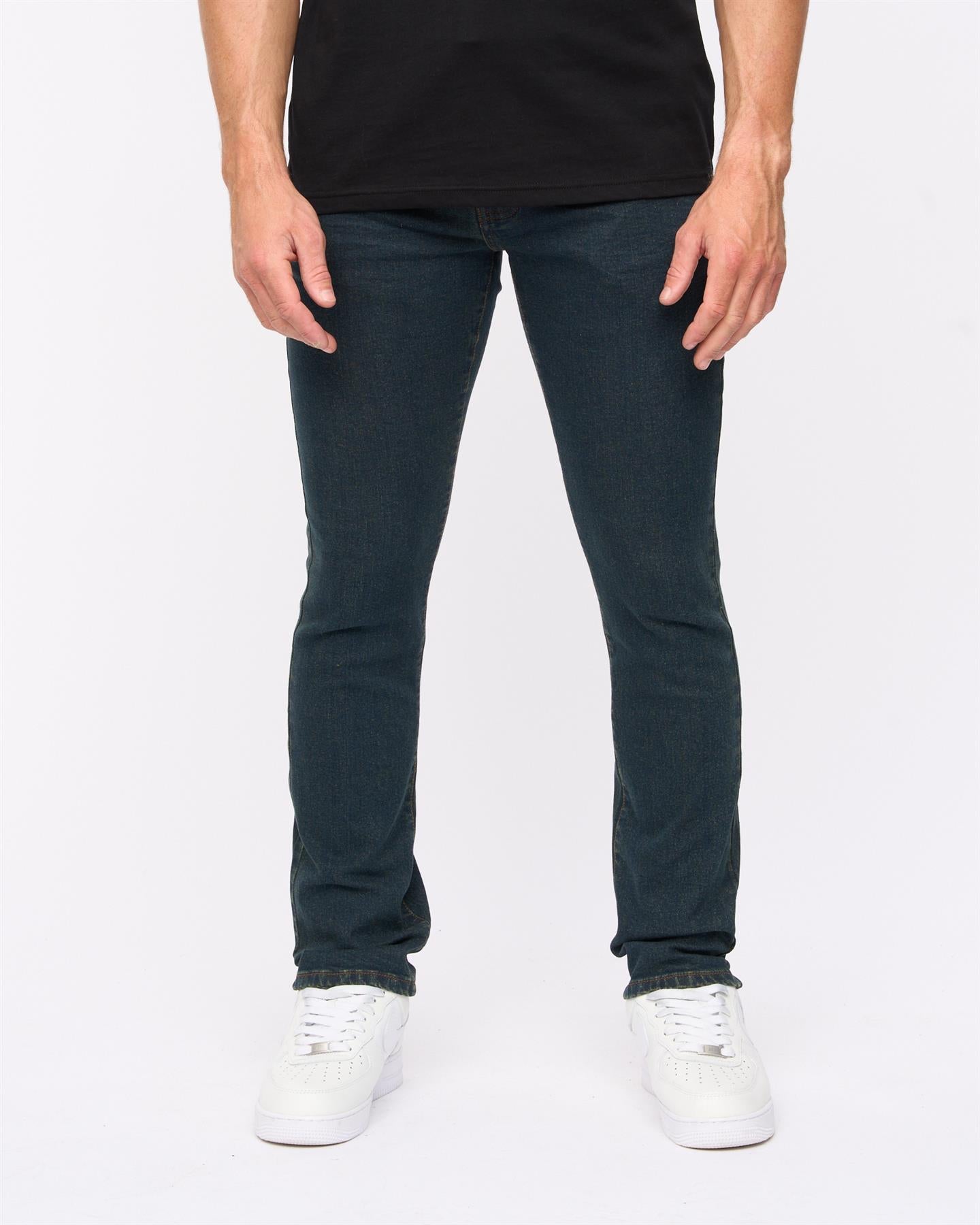 Farrowed Stretch Denim Jeans Raw Wash – Crosshatch