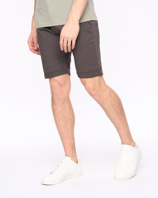 Sinwood Chino Shorts Charcoal