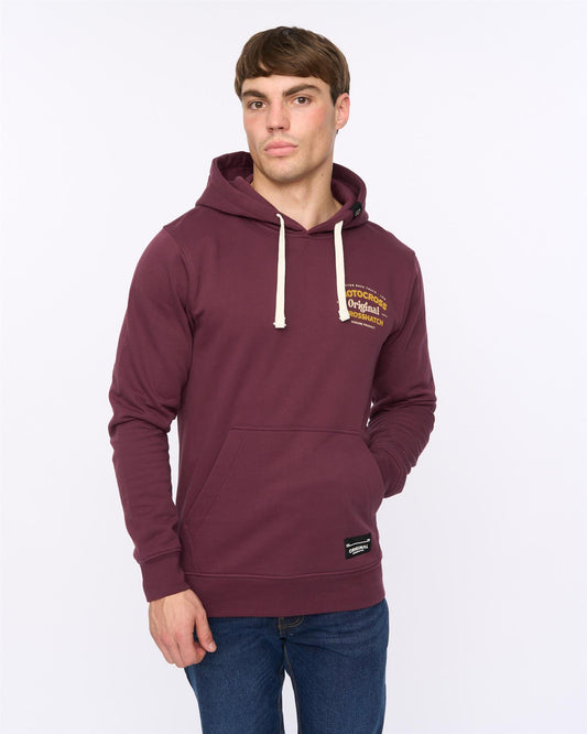 Motocross Hoodie Wine