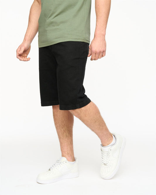 Kamaline Denim Shorts Black Wash