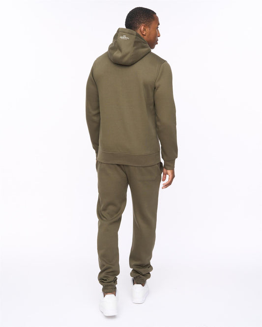 Jamals Hoodie & Joggers Set Dark Olive