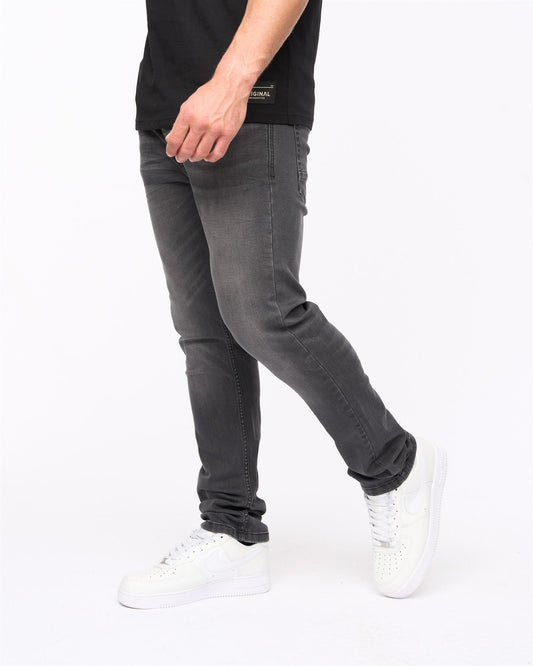 Malcolm Slim Fit Jeans Dark Charcoal