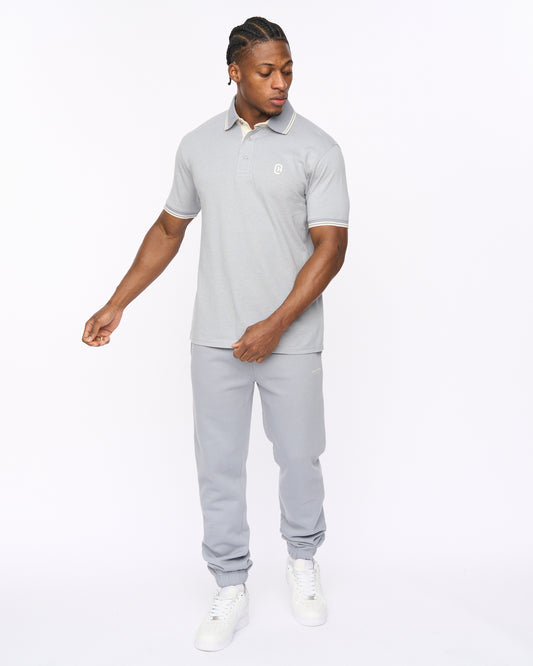 Preece Polo & Jogger Light Blue / Steel Blue