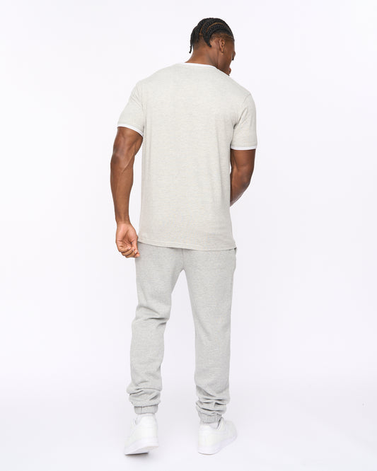 Preece T-Shirt & Jogger Grey Marl