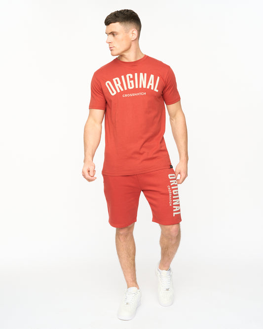 Kensby T-Shirt & Jog Short Red