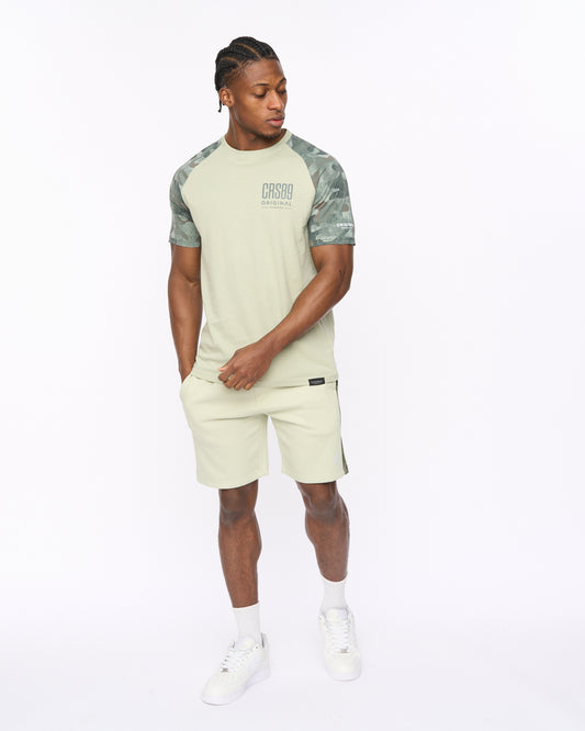 Branton T-Shirt & Short Light Olive