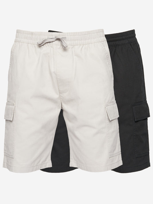 Kathos Cargo Shorts 2pk Grey/Black