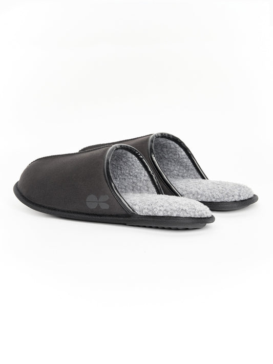 Tinuviel Fur Slipper Mule Black/Black