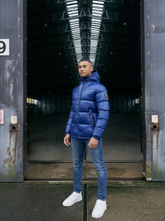 Crosswell High Shine Jacket Royal