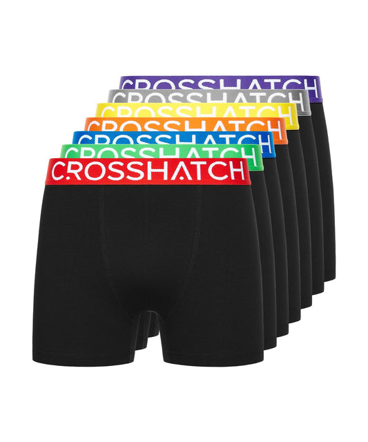 Septet Boxers 7pk Black Assorted