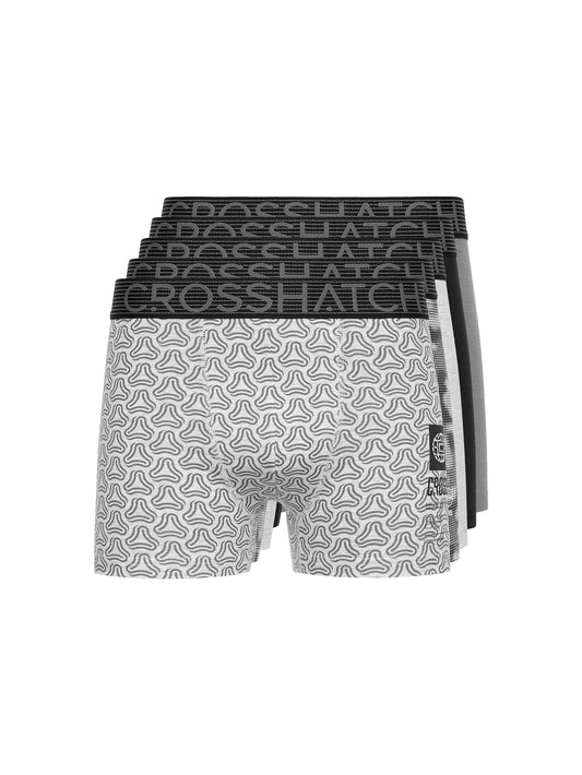 Buzzard Boxers 5pk Grey Marl