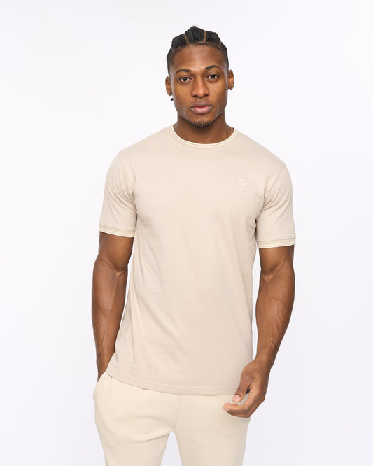 Preece T-Shirt Light Stone