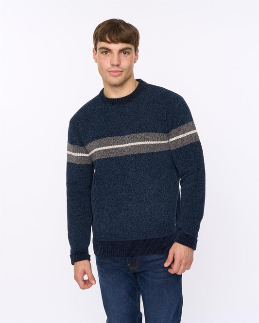 Roundall Chenille Knit Navy