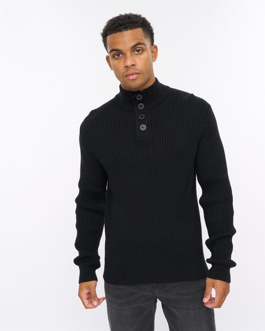 Wellburys Chunky Knit Black