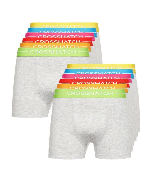 Astral Bright Boxers 12pk Grey Marl