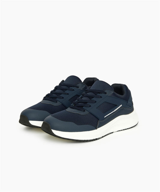 Holywell Knit Trainers Navy/White