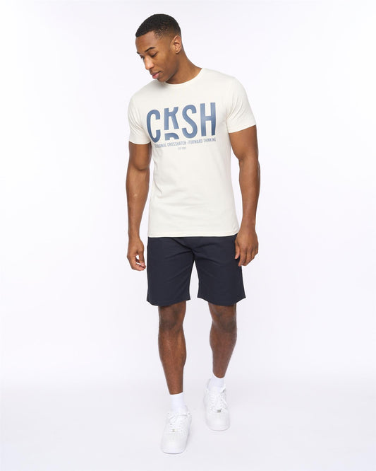 Blansmoore Elastic Waist Shorts Navy