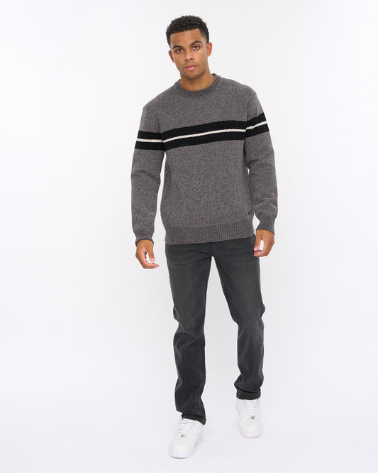 Roundall Chenille Knit Grey Marl