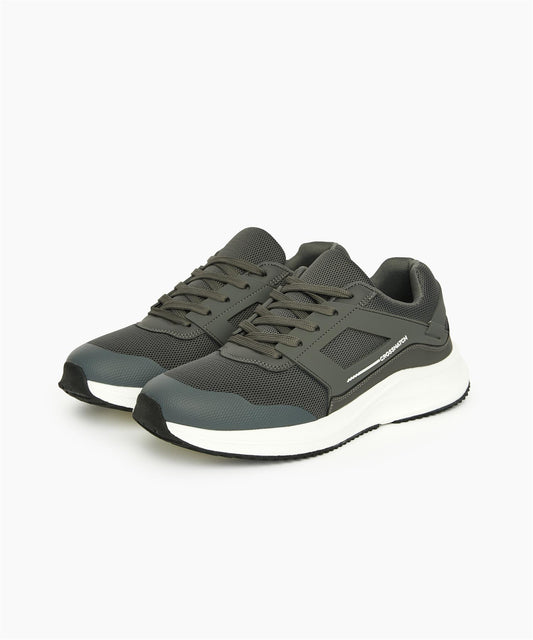 Holywell Knit Trainers Grey/White