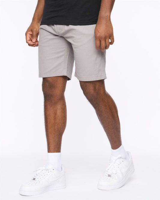 Blansmoore Elastic Waist Shorts Grey