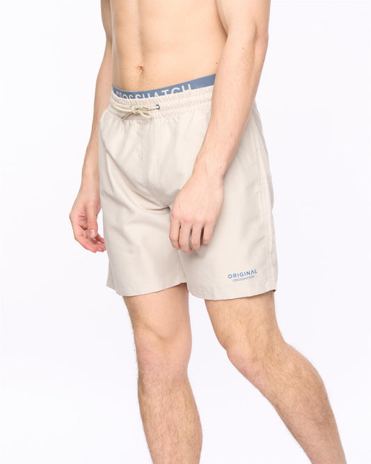 Rembrants Swim Shorts Light Stone