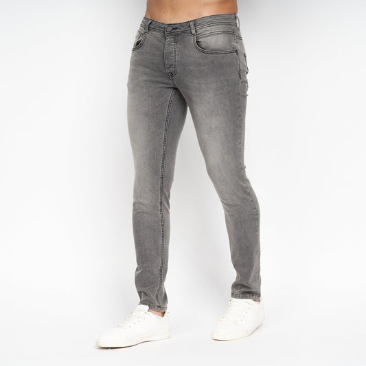 Sheldons Slim Fit Jeans Light Grey