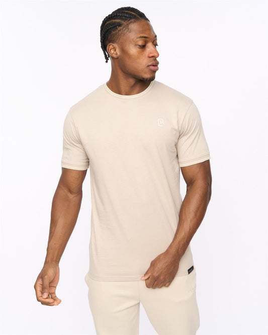 Preece T-Shirt Light Stone