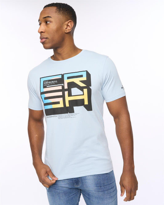 Boxvibe T-Shirt Sky Blue