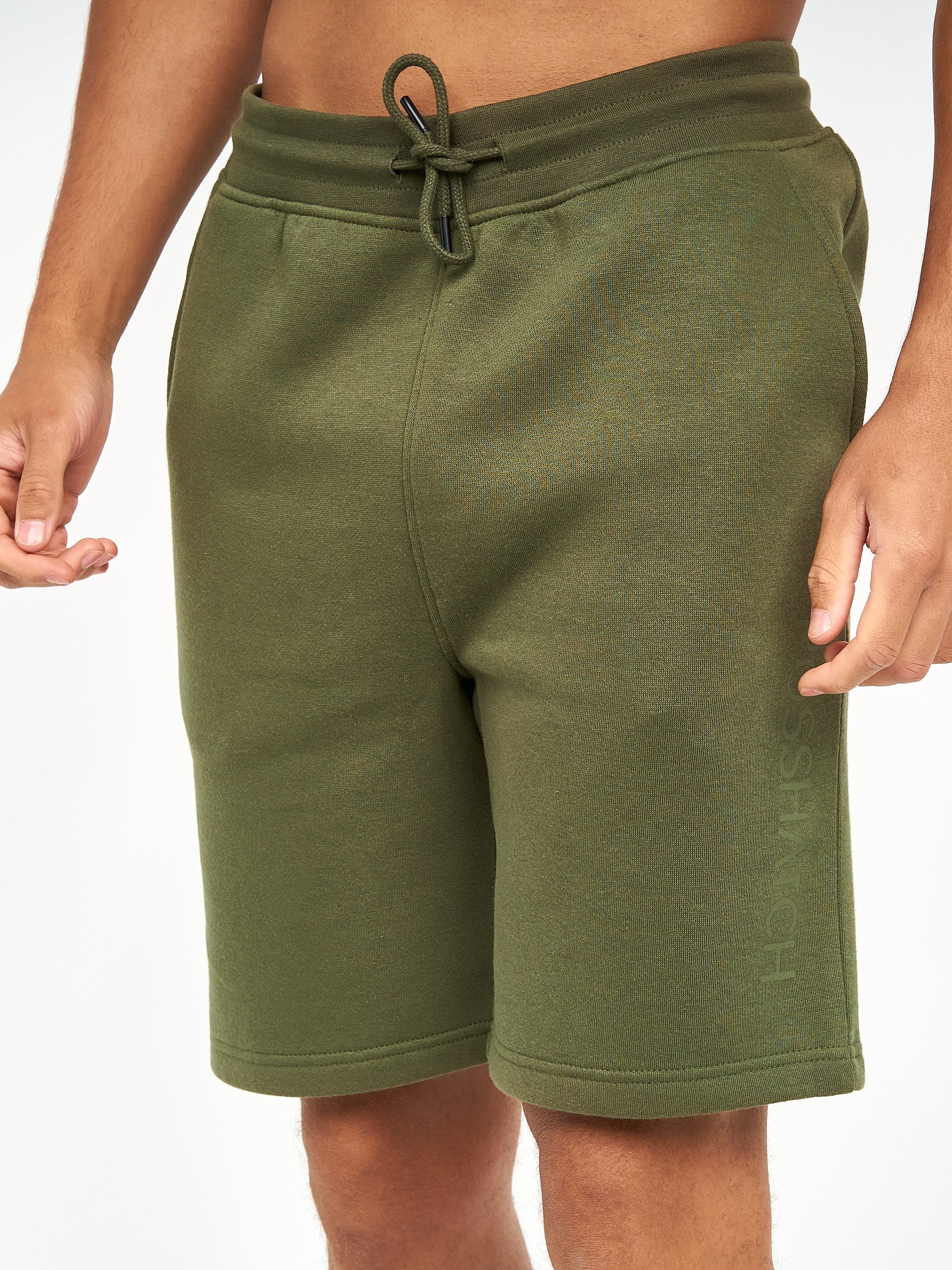 Men's fleece jogger shorts deals