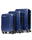 Escapade Embossed Suitcase 3pk Royal