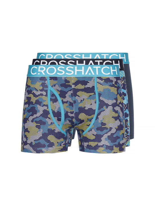 Linamo MVE Open Fly Boxers 3pk Teal