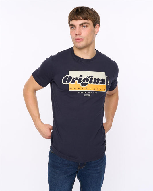 Chevin T-Shirt Navy
